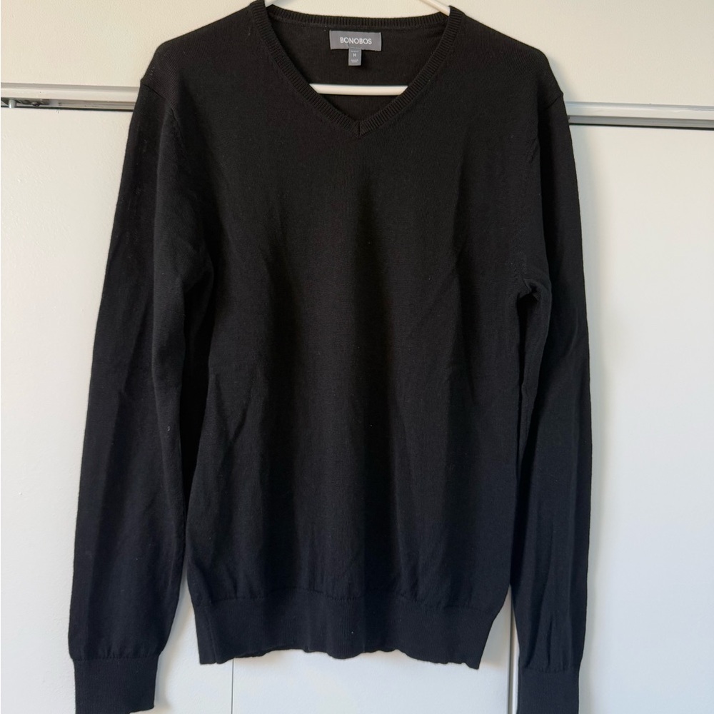 Bonobos Washable Merino Wool V-Neck Sweater